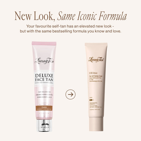 8 HR Deluxe Face Self-Tanning Cream Dark
