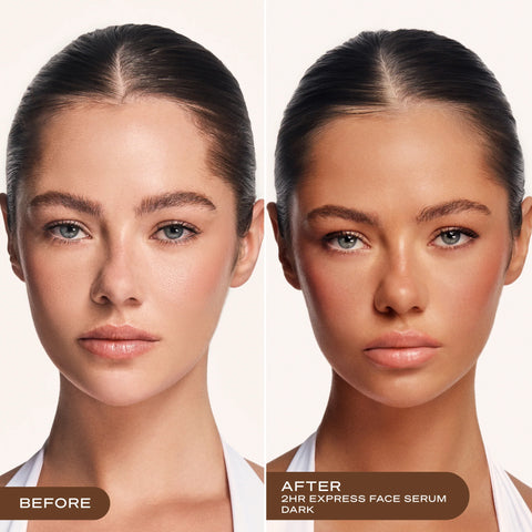 2 HR Express Face Self-Tanning Serum Dark