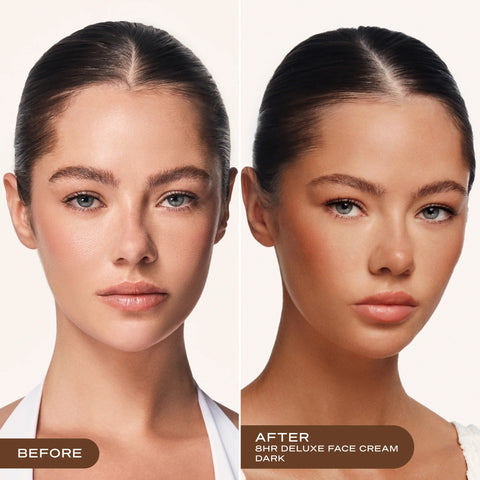 8 HR Deluxe Face Self-Tanning Cream Dark